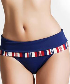 Bikini slip met plooiband Bikini slip met plooiband