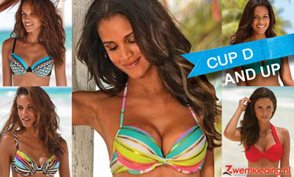 Bikini tops voor cupmaat D en groter