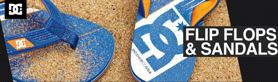 DC Shoes Flip Flops