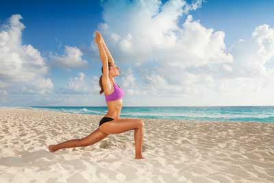 Een mooi bikini figuur met yoga Een mooi bikini figuur met yoga