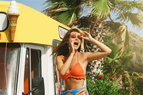 Badmode trends gespot De kleuren van 2019 