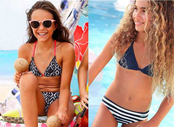 Zee Kelder vernieuwen Bikini's voor meisjes, welke is favoriet?