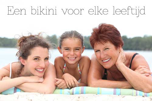 Een bikini voor elke leeftijd