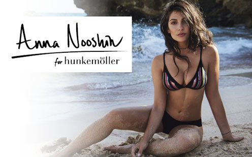Sneak preview Anna Nooshin for Hunkemöller swimwear collectie