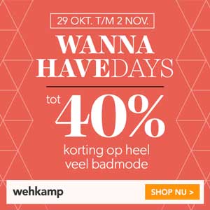 Tot 50% korting op heel veel moois bij Wehkamp